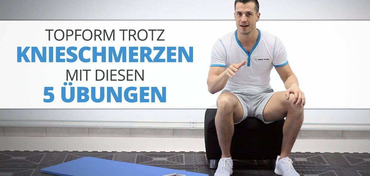 Topform trotz Knieschmerzen mit diesen 5 Übungen